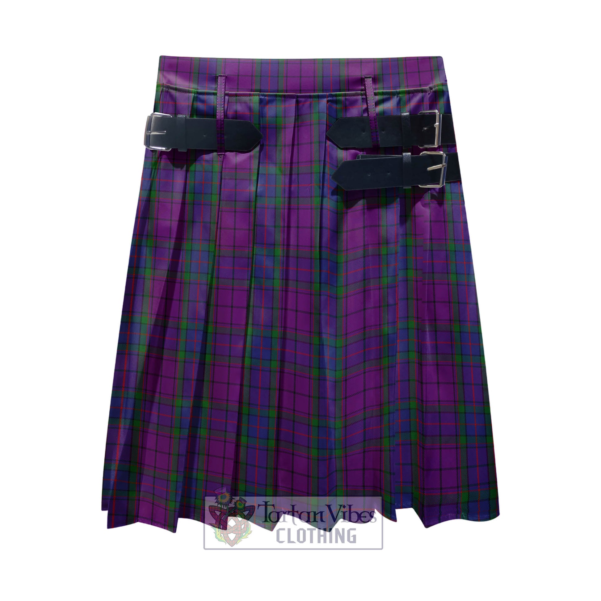 Tartan Vibes Clothing Wardlaw Tartan Men's Pleated Skirt - Fashion Casual Retro Scottish Style