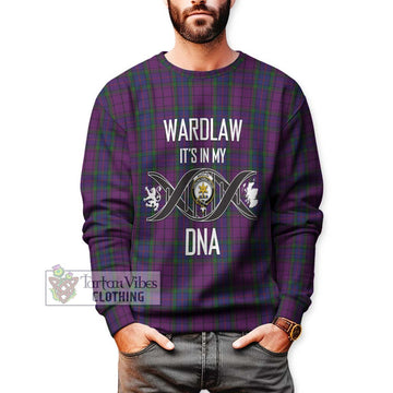 Wardlaw Tartan Sweatshirt with Family Crest DNA In Me Style