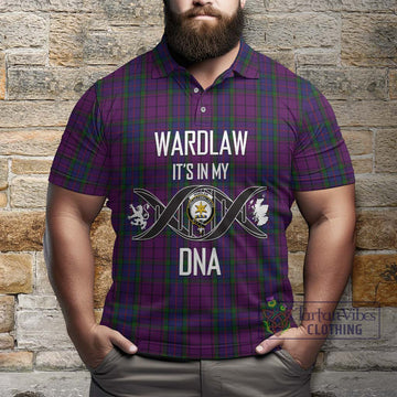 Wardlaw Tartan Polo Shirt with Family Crest DNA In Me Style