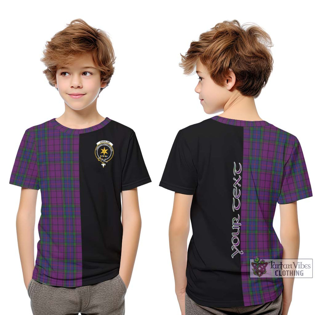 Wardlaw Tartan Kid T-Shirt with Family Crest and Half Of Me Style Youth XL Size14 - Tartanvibesclothing Shop