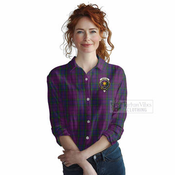 Wardlaw Tartan Women's Casual Shirt with Family Crest DNA In Me Style