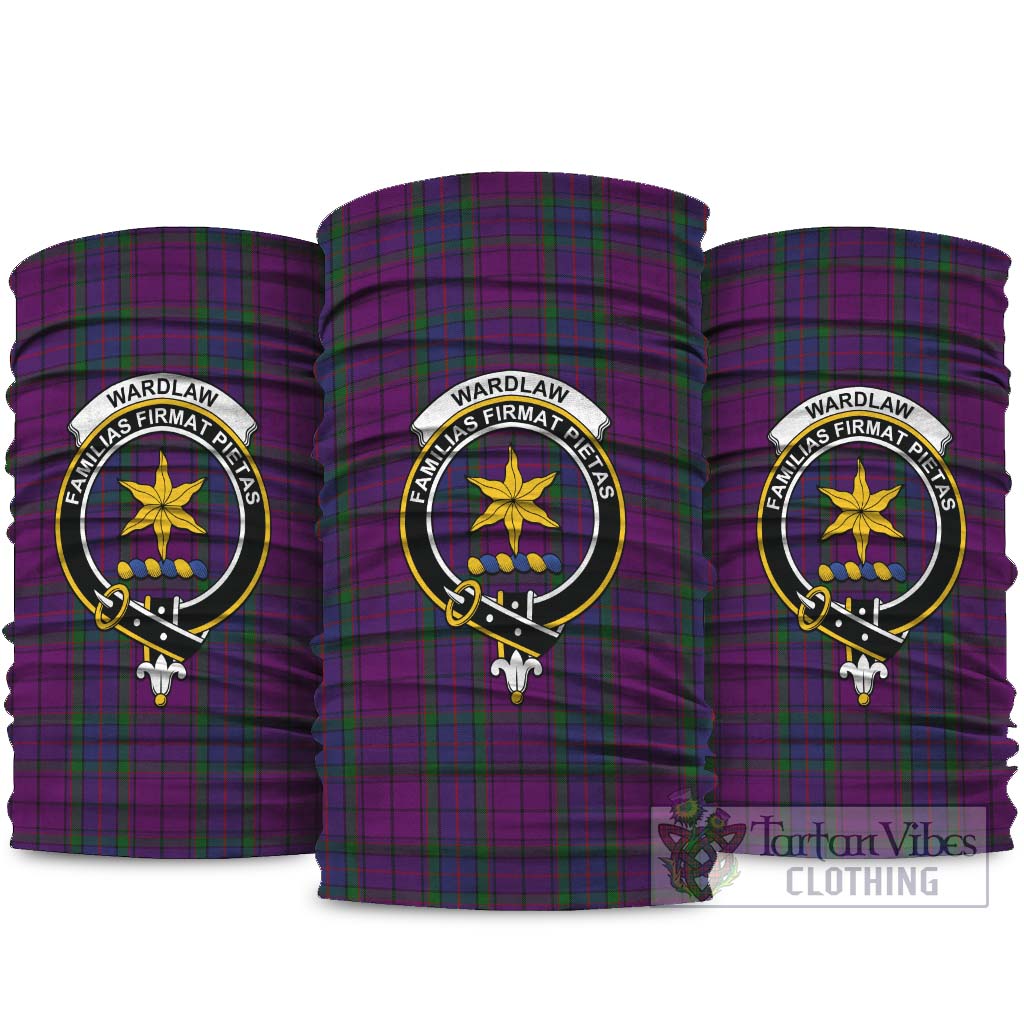 Wardlaw Tartan Neck Gaiters, Tartan Bandanas, Tartan Head Band with Family Crest