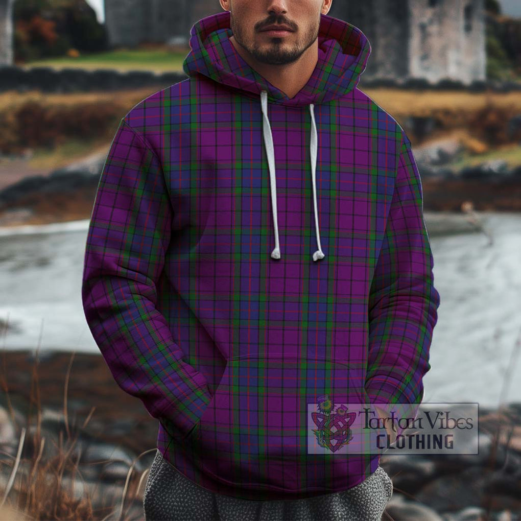 Wardlaw Tartan Cotton Hoodie Pullover Hoodie XS - Tartan Vibes Clothing