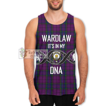 Wardlaw Tartan Men's Tank Top with Family Crest DNA In Me Style