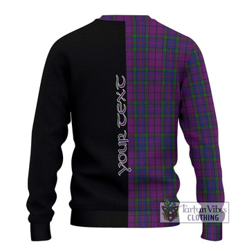 Wardlaw Tartan Ugly Sweater with Family Crest and Half Of Me Style