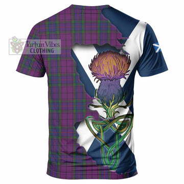 Wardlaw Tartan Family Crest T-Shirt Scottish Thistle Celtic Inspired - Tartan Vibes Clothing