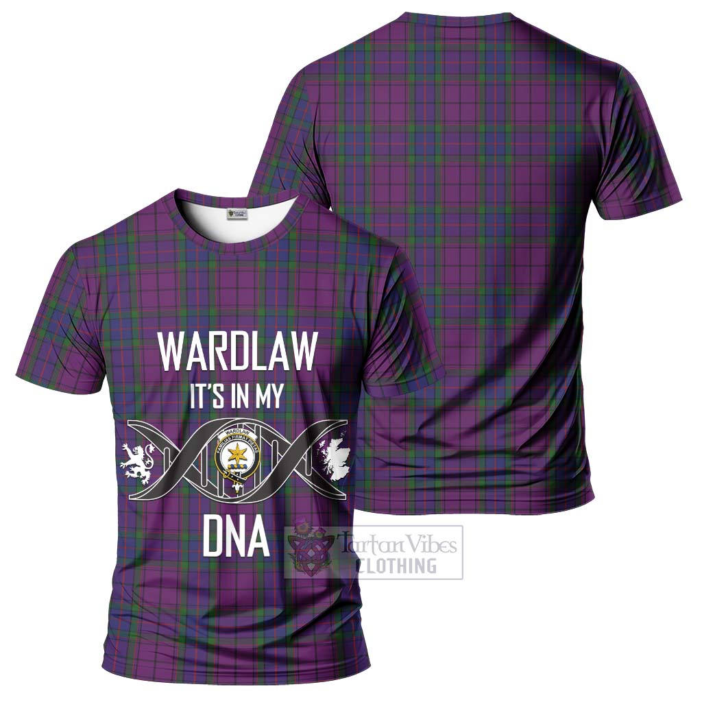 Tartan Vibes Clothing Wardlaw Tartan T-Shirt with Family Crest DNA In Me Style