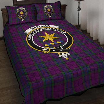Wardlaw Tartan Quilt Bed Set with Family Crest