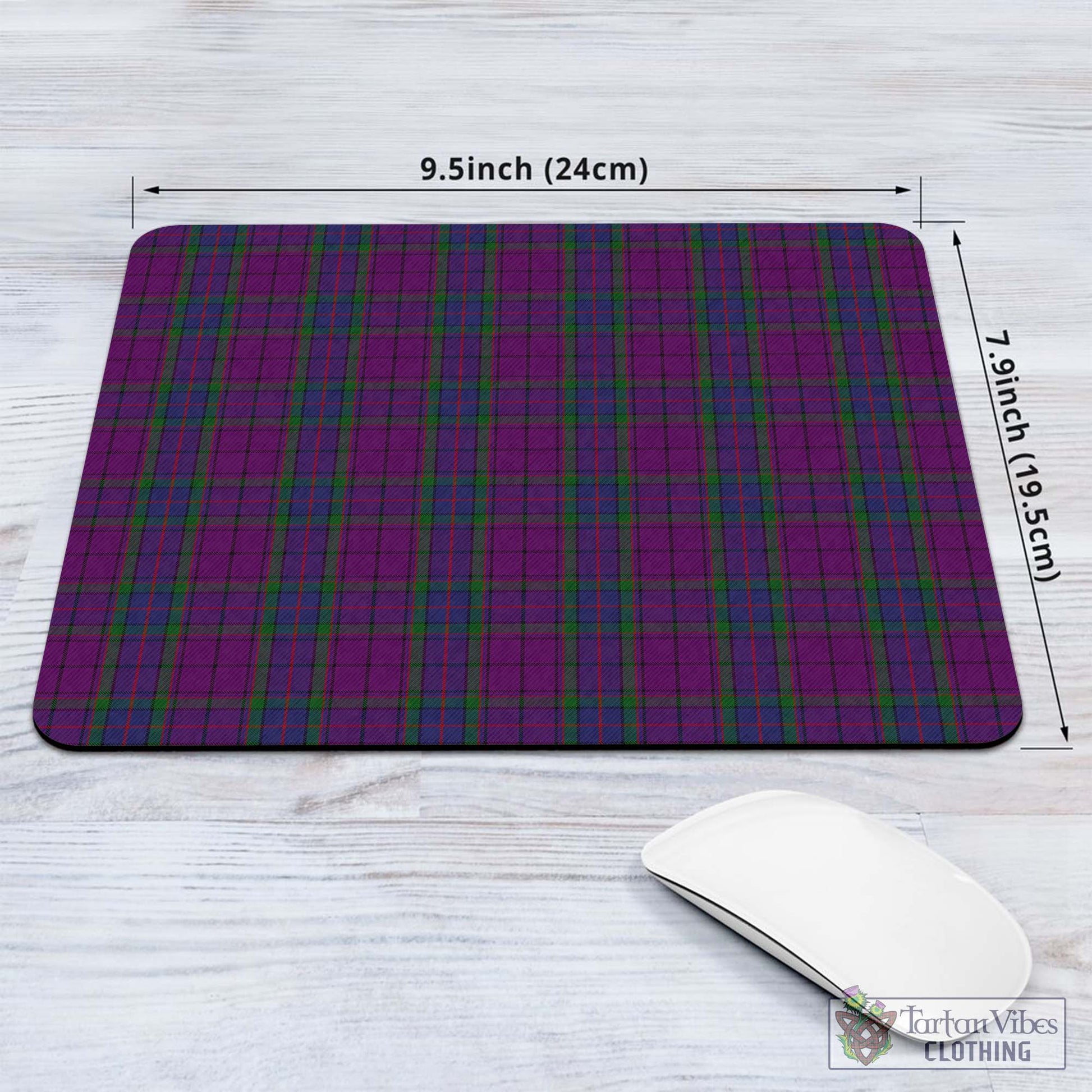 Tartan Vibes Clothing Wardlaw Tartan Mouse Pad