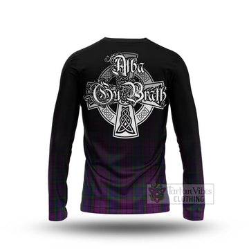 Wardlaw Tartan Long Sleeve T-Shirt Featuring Alba Gu Brath Family Crest Celtic Inspired