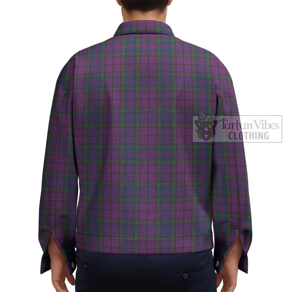 Wardlaw Tartan Unisex Lapel Cotton Jacket - Tartan Vibes Clothing