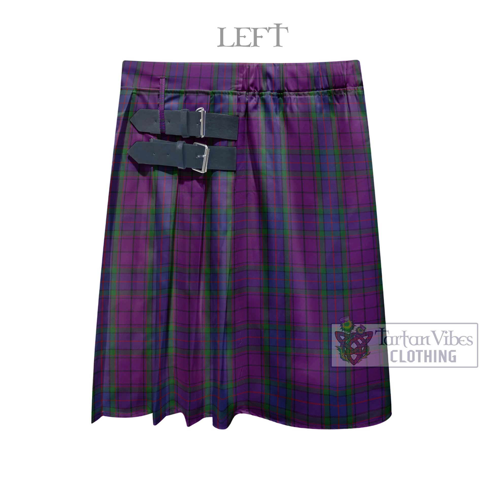 Tartan Vibes Clothing Wardlaw Tartan Men's Pleated Skirt - Fashion Casual Retro Scottish Style