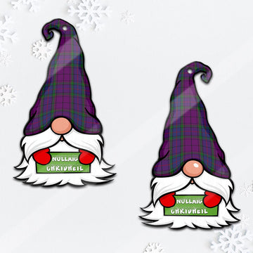 Wardlaw Gnome Christmas Ornament with His Tartan Christmas Hat