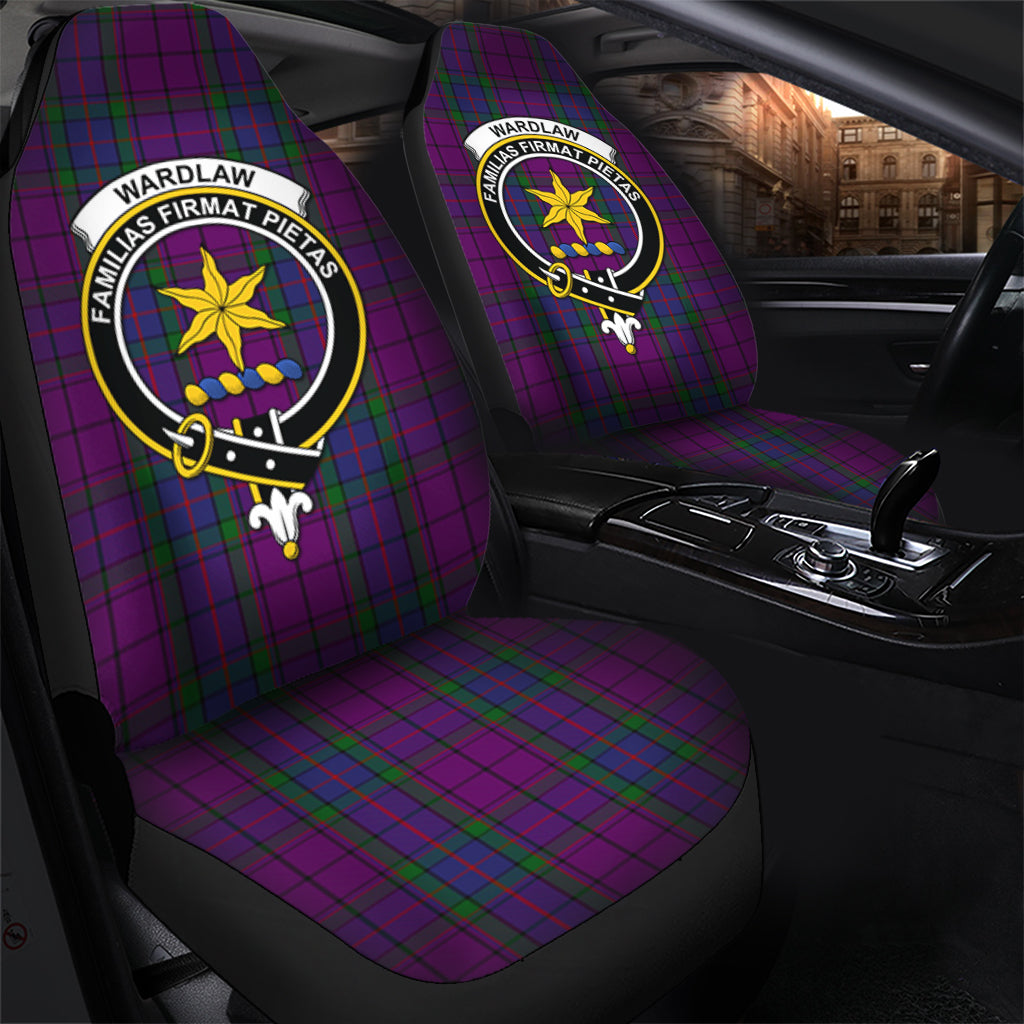 Wardlaw Tartan Car Seat Cover with Family Crest - Tartanvibesclothing