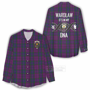 Wardlaw Tartan Women's Casual Shirt with Family Crest DNA In Me Style