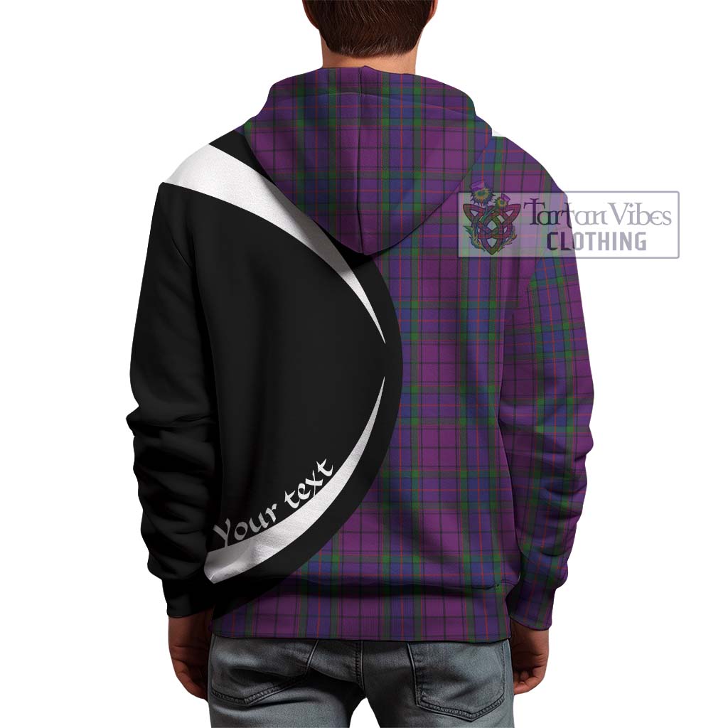 Wardlaw Tartan Hoodie with Family Crest Circle Style - Tartan Vibes Clothing