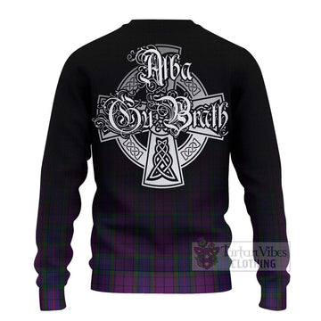 Wardlaw Tartan Ugly Sweater Featuring Alba Gu Brath Family Crest Celtic Inspired