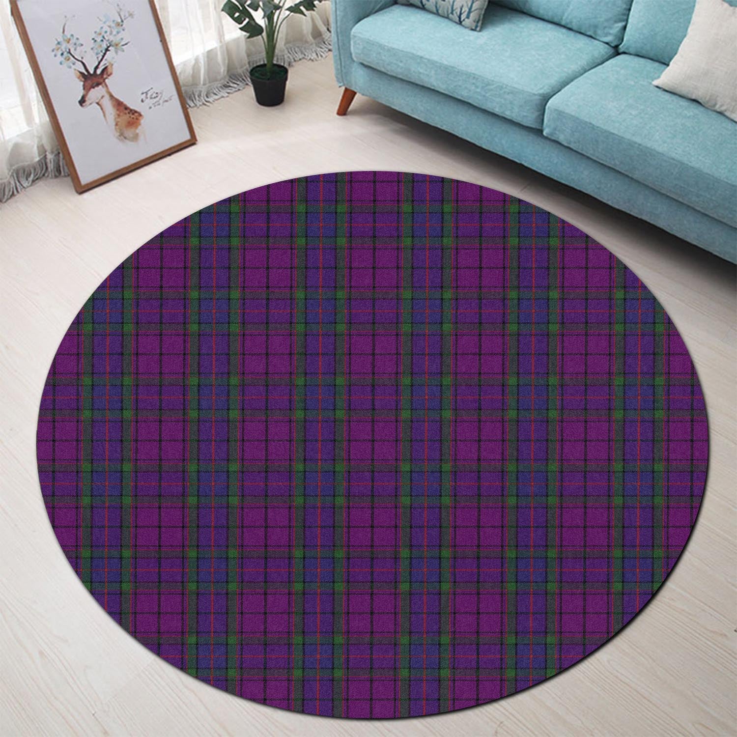 wardlaw-tartan-round-rug