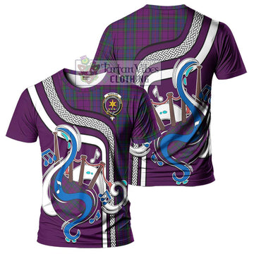 Wardlaw Tartan T-Shirt with Epic Bagpipe Style