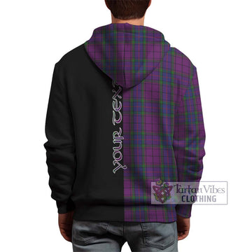 Wardlaw Tartan Hoodie with Family Crest and Half Of Me Style