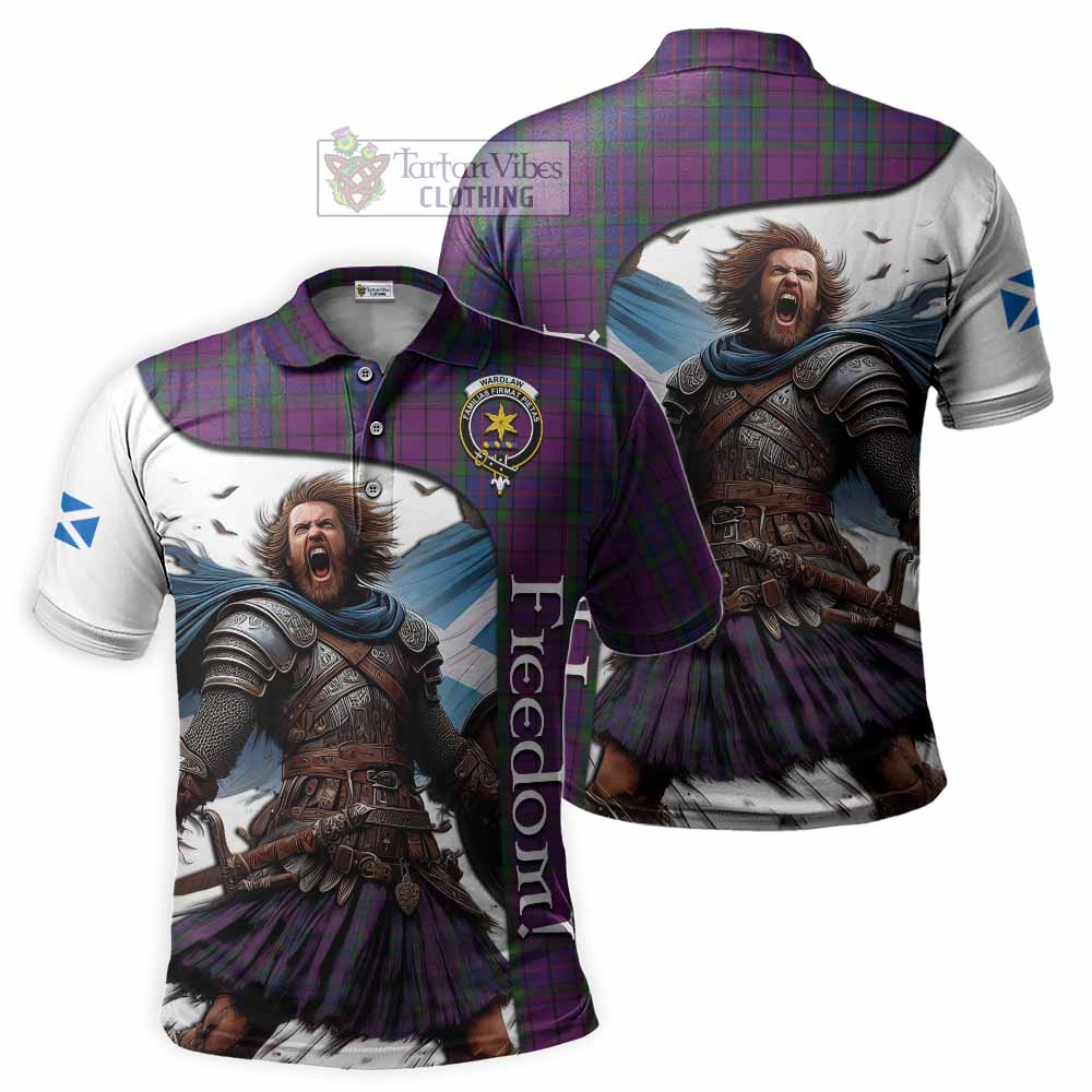 Tartan Vibes Clothing Wardlaw Crest Tartan Polo Shirt Inspired by the Freedom of Scottish Warrior