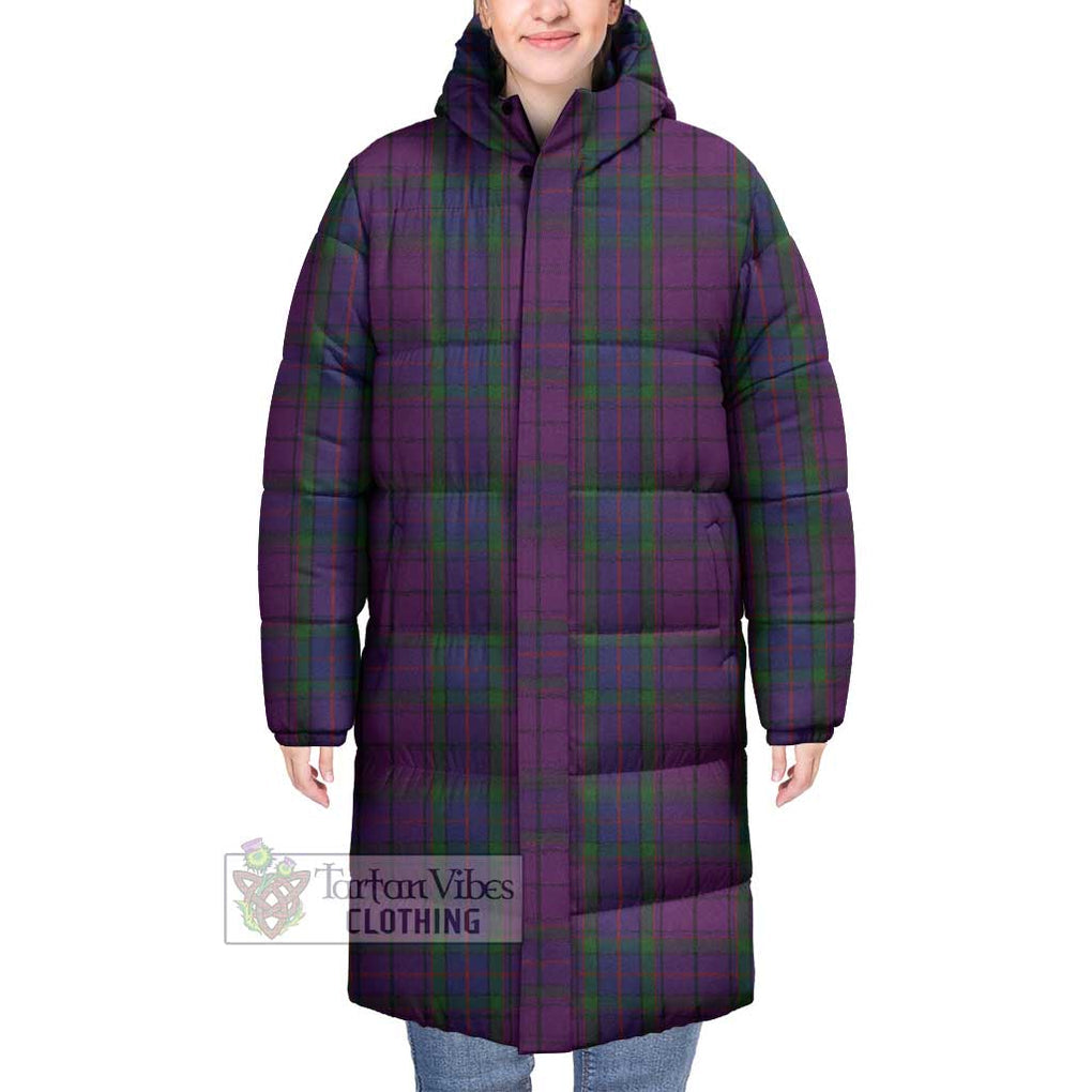 Tartan Vibes Clothing Wardlaw Tartan Long Down Jacket