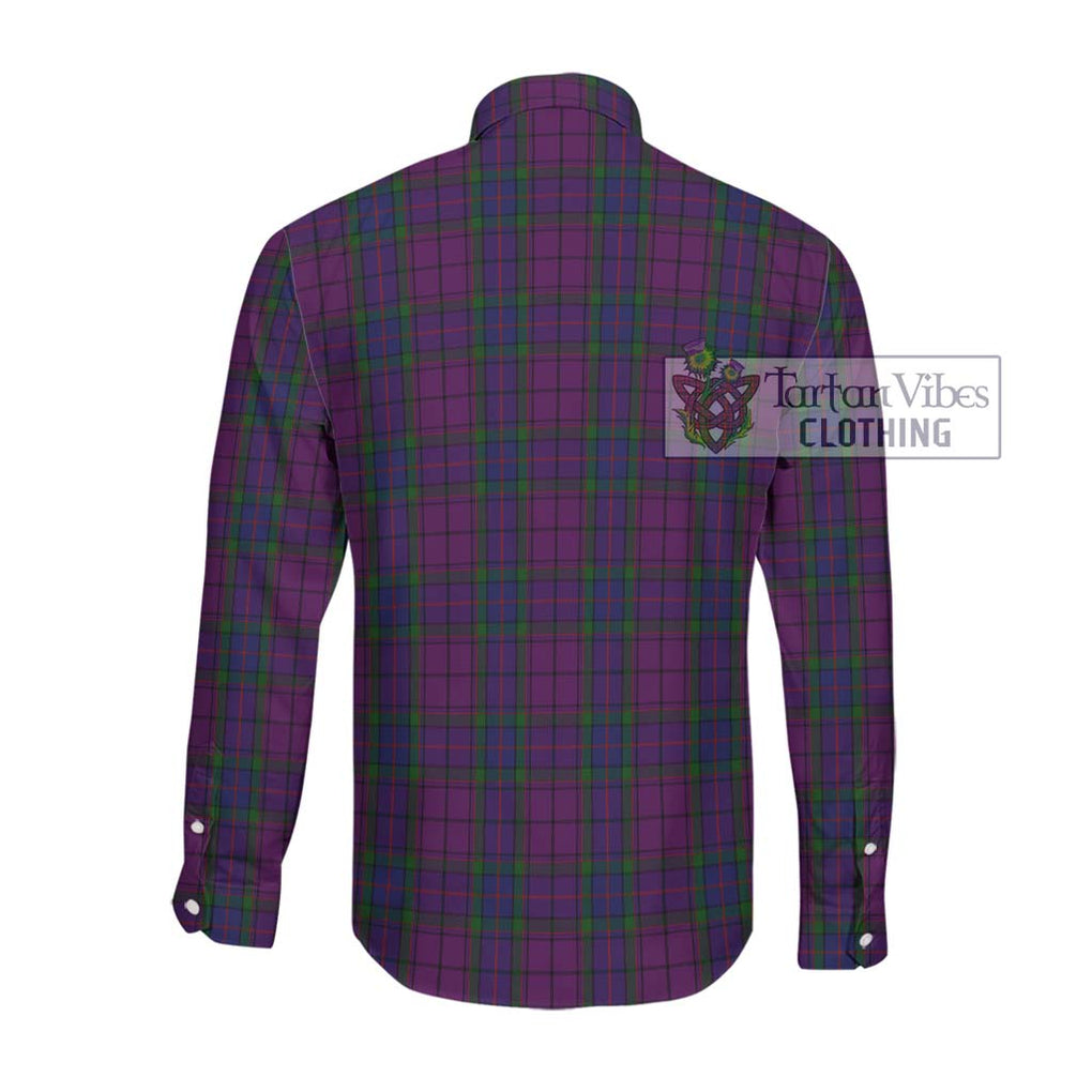 Wardlaw Tartan Long Sleeve Button Shirt with Family Crest DNA In Me Style - Tartanvibesclothing Shop