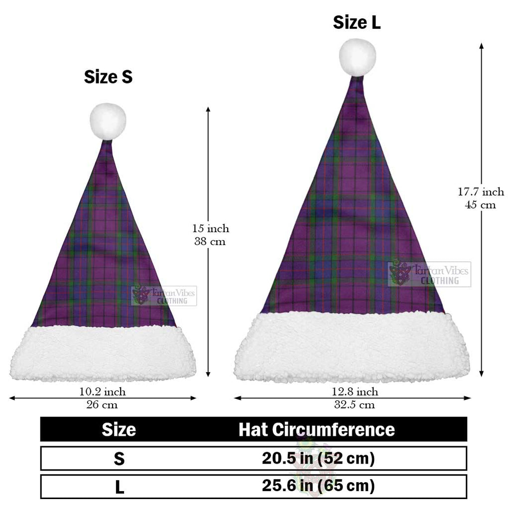 Tartan Vibes Clothing Wardlaw Tartan Christmas Santa Hats