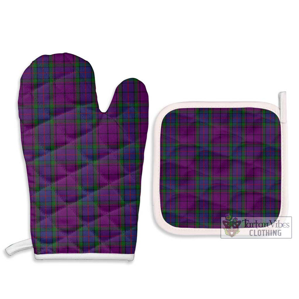 Wardlaw Tartan Combo Oven Mitt & Pot-Holder Combo 1 Oven Mitt & 2 Pot-Holder White - Tartan Vibes Clothing