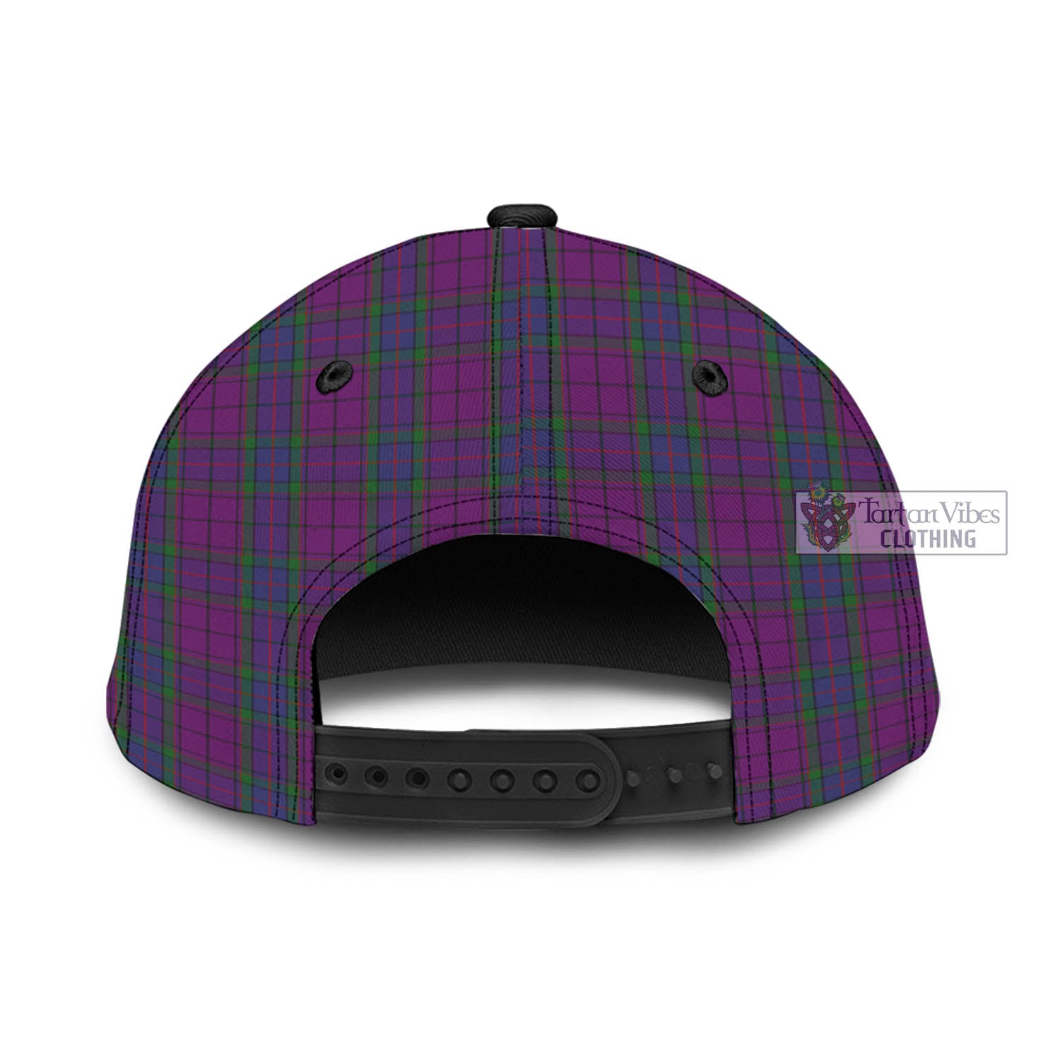 Tartan Vibes Clothing Wardlaw Tartan Classic Cap with Family Crest In Me Style