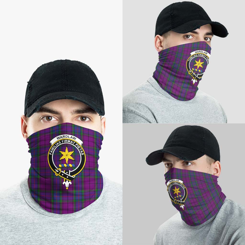 Wardlaw Tartan Neck Gaiters, Tartan Bandanas, Tartan Head Band with Family Crest