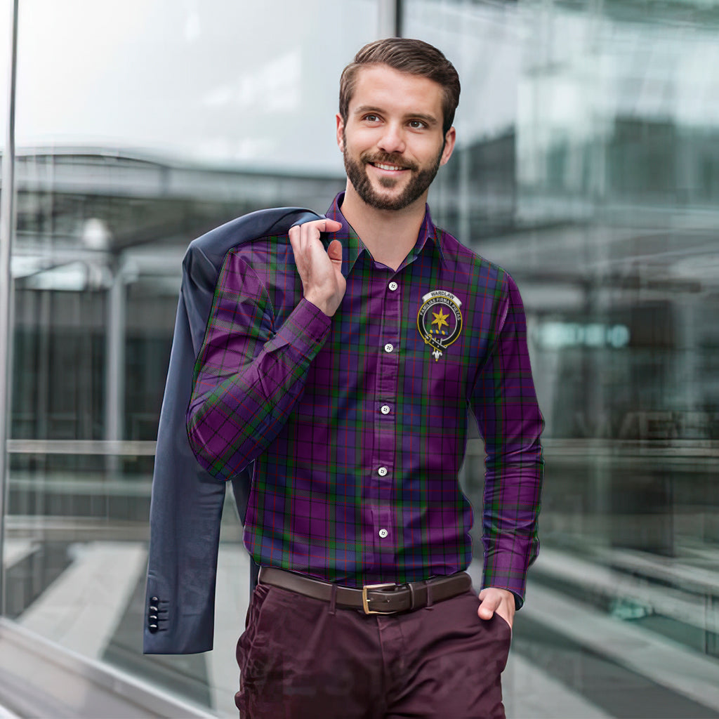 wardlaw-tartan-long-sleeve-button-up-shirt-with-family-crest