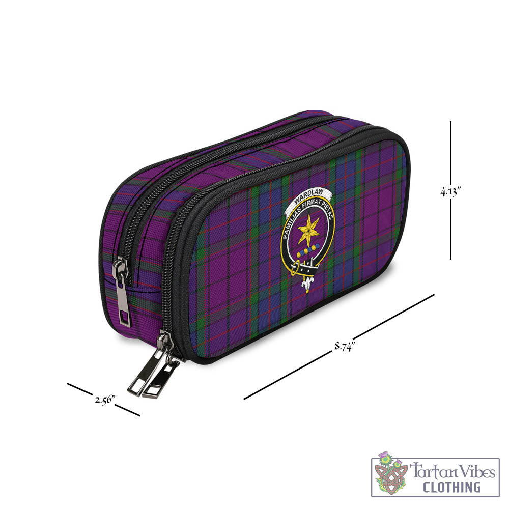 Tartan Vibes Clothing Wardlaw Tartan Pen and Pencil Case with Family Crest