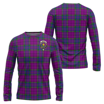 Wardlaw Modern Tartan Long Sleeve T-Shirt with Family Crest