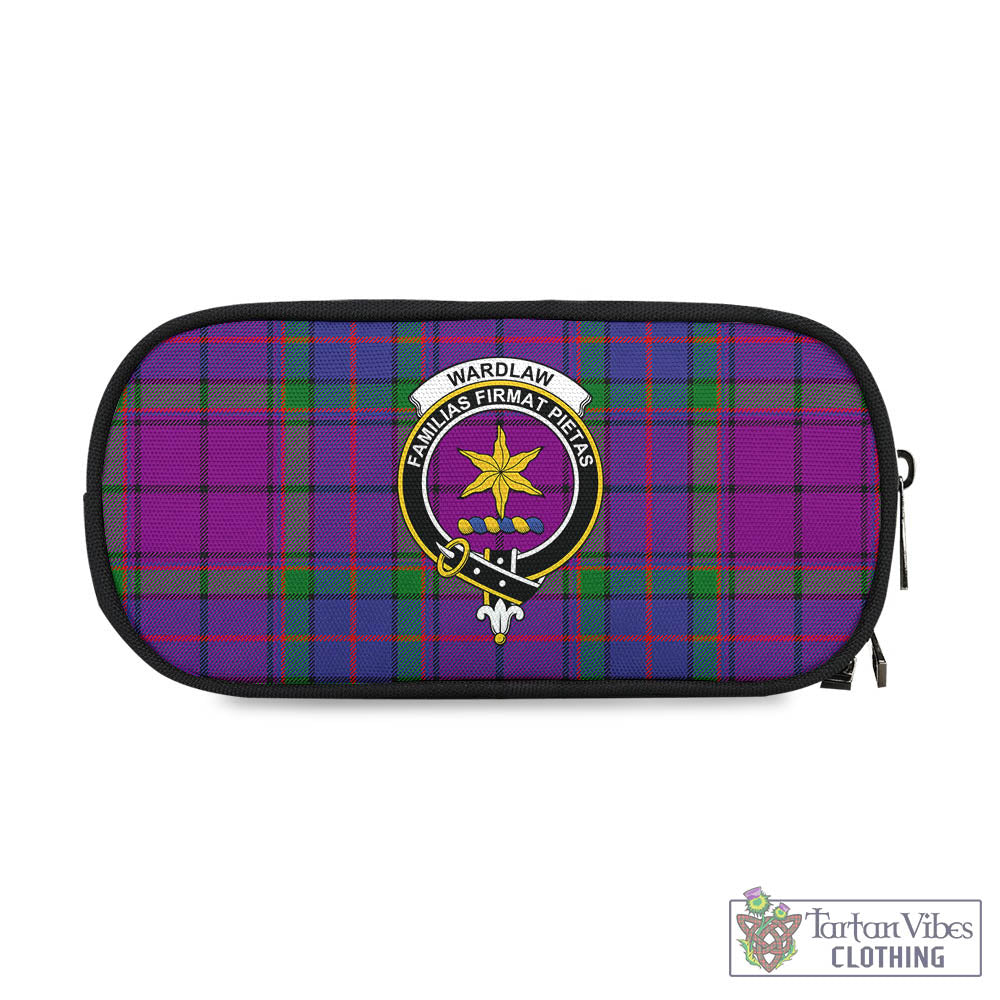 Tartan Vibes Clothing Wardlaw Modern Tartan Pen and Pencil Case with Family Crest