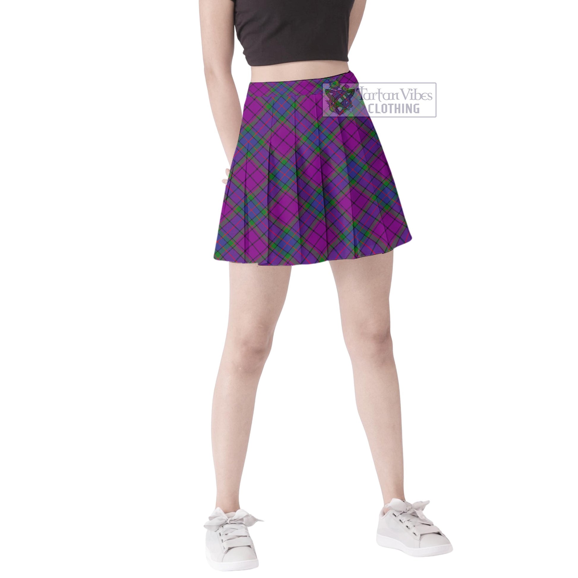 Tartan Vibes Clothing Wardlaw Modern Tartan Women's Plated Mini Skirt