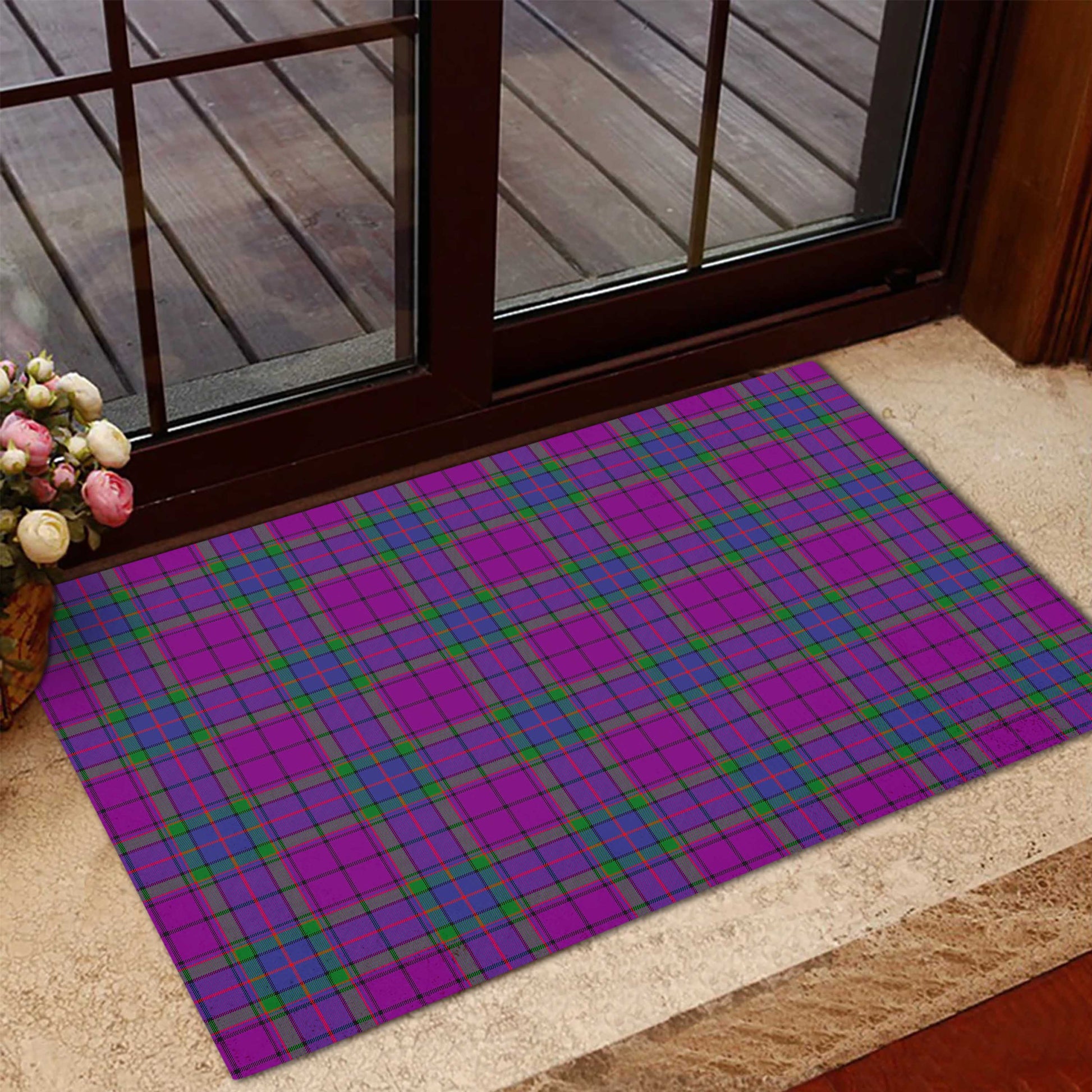 Wardlaw Modern Tartan Door Mat - Tartanvibesclothing Shop