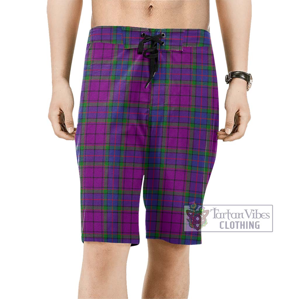 Wardlaw Modern Tartan Men's Board Shorts Men - Tartan Vibes Clothing