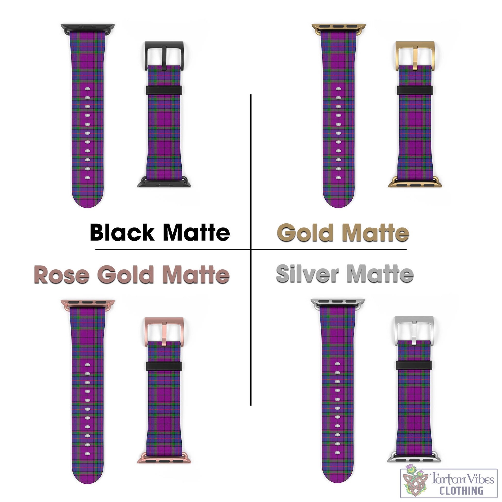 Tartan Vibes Clothing Wardlaw Modern Tartan Watch Band