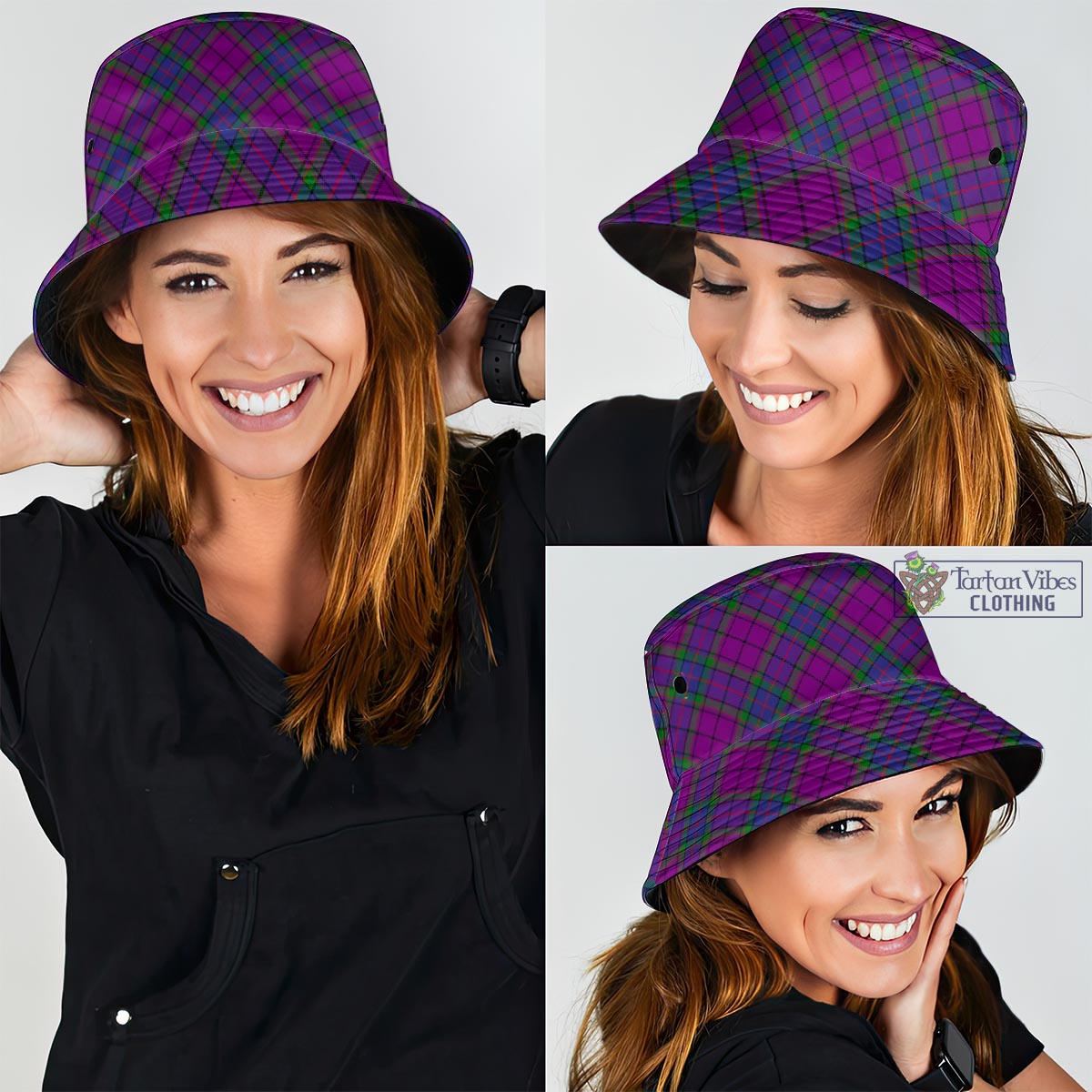 Tartan Vibes Clothing Wardlaw Modern Tartan Bucket Hat