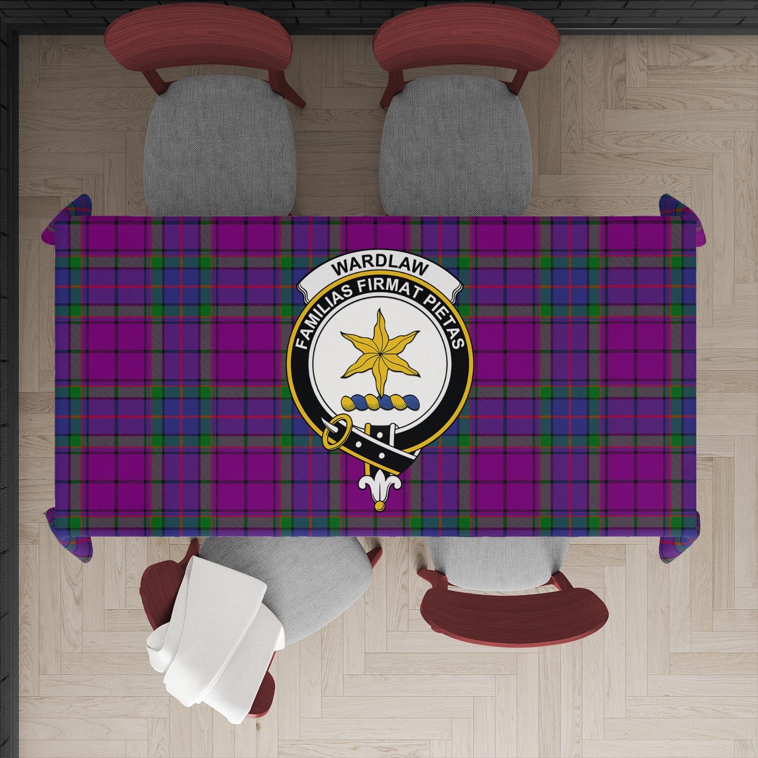 wardlaw-modern-tatan-tablecloth-with-family-crest