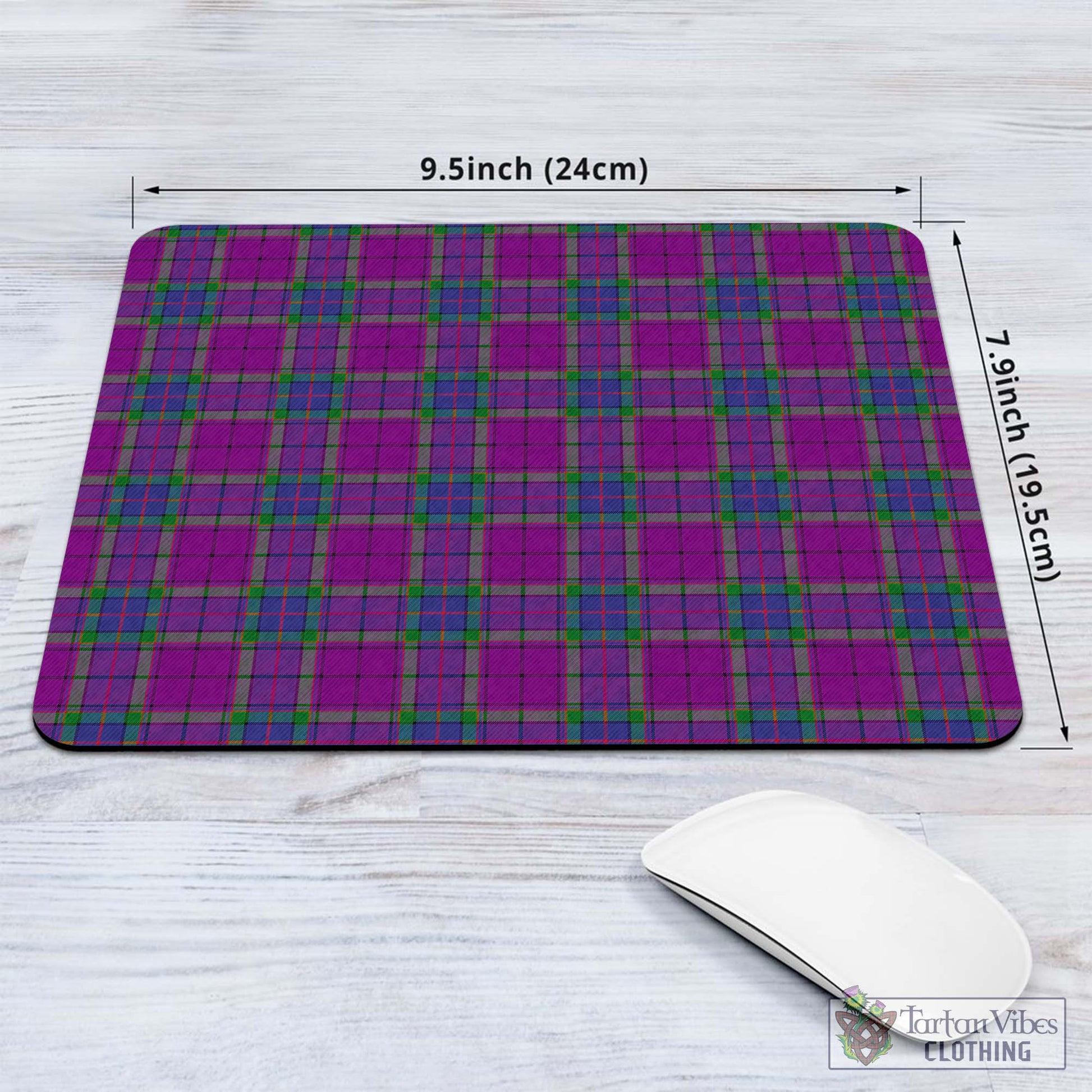 Tartan Vibes Clothing Wardlaw Modern Tartan Mouse Pad