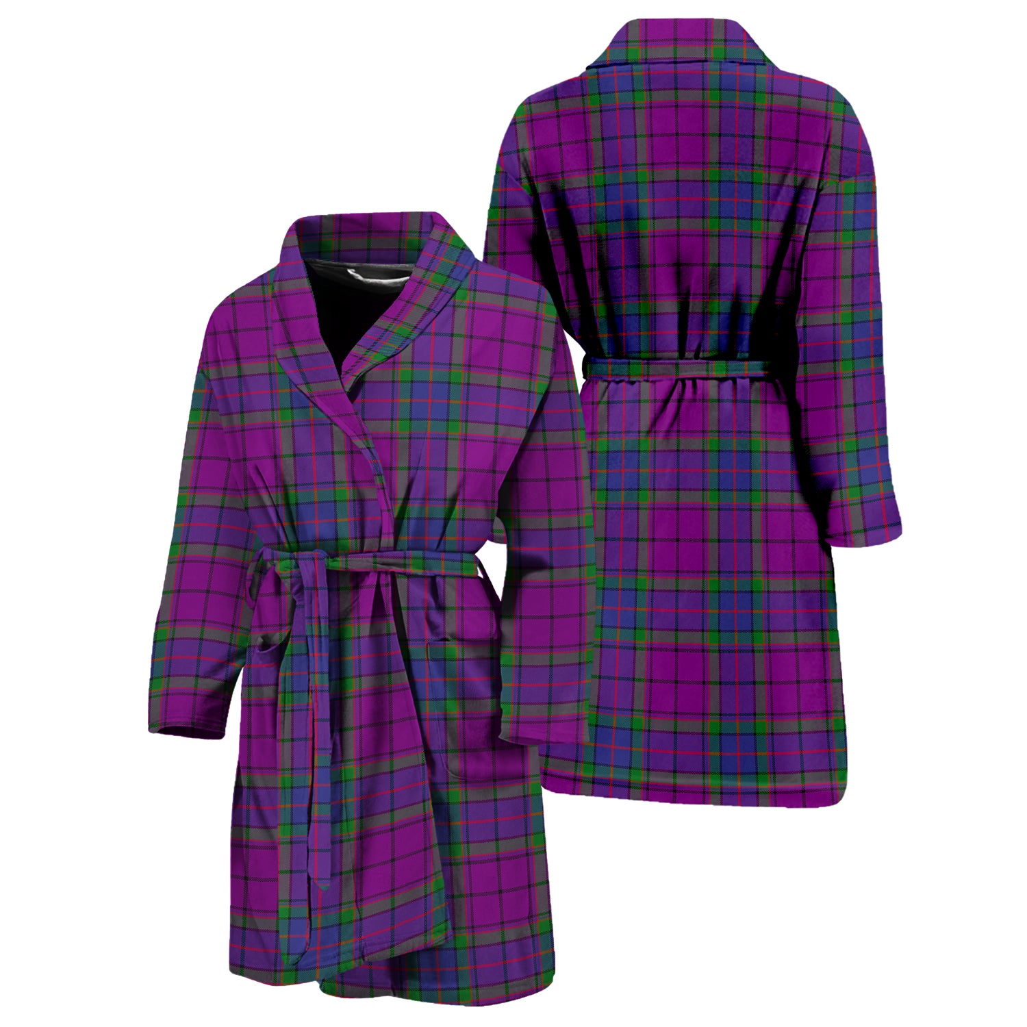 Wardlaw Modern Tartan Bathrobe Unisex M - Tartan Vibes Clothing