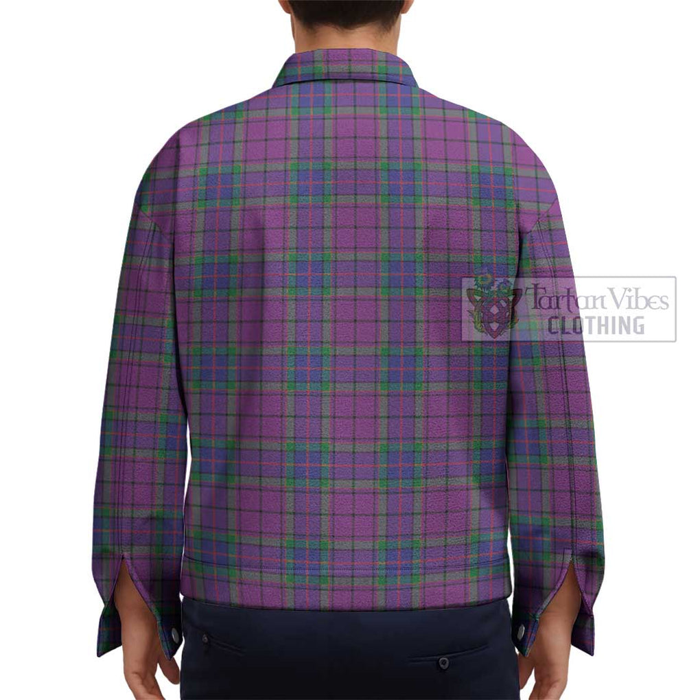 Wardlaw Modern Tartan Unisex Lapel Cotton Jacket - Tartan Vibes Clothing