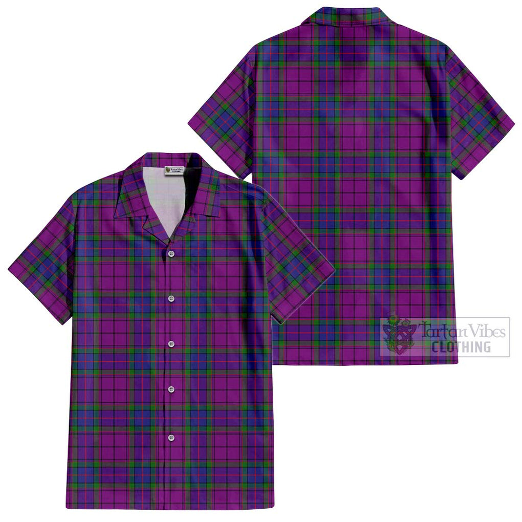 Wardlaw Modern Tartan Cotton Hawaiian Shirt Kid - Tartanvibesclothing Shop