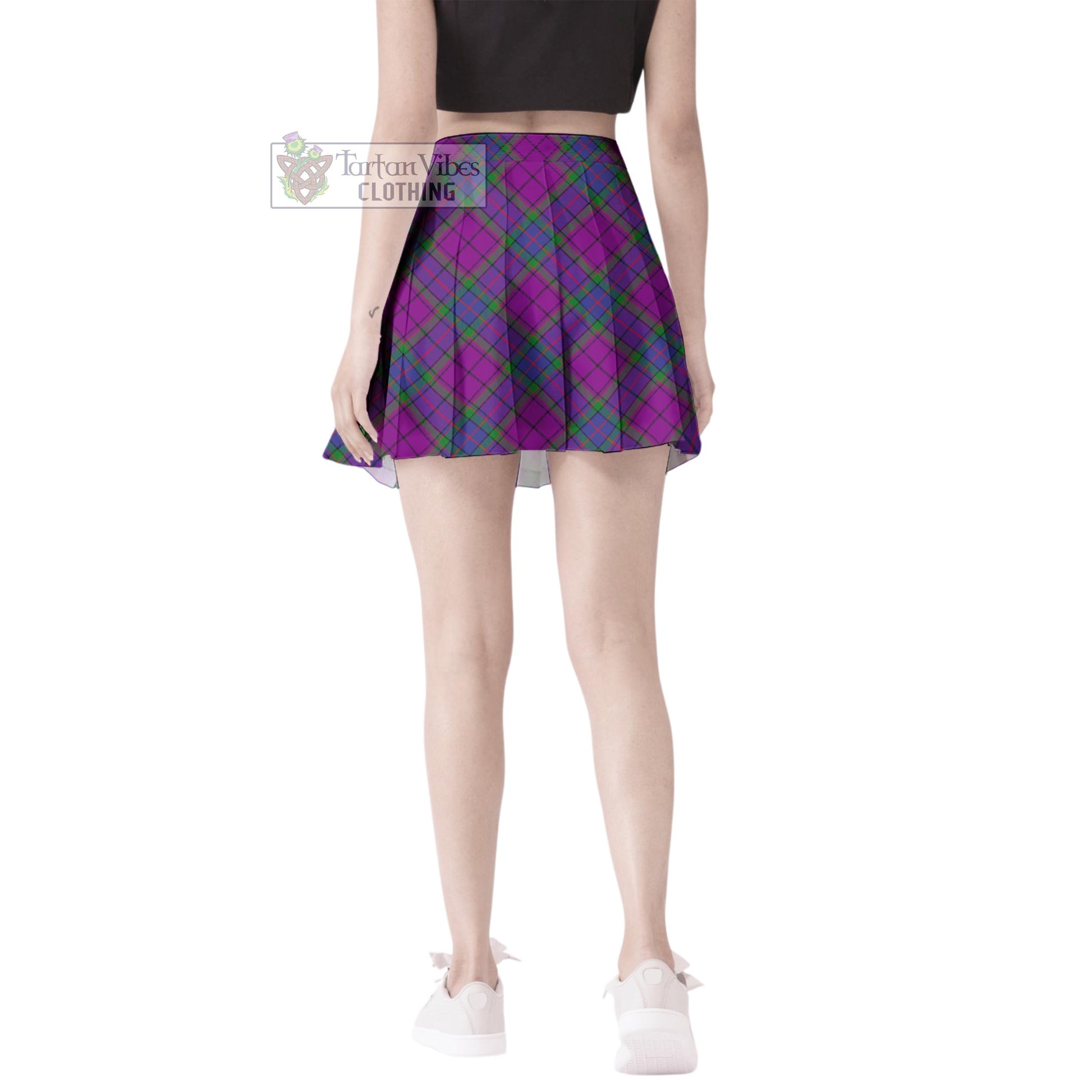 Tartan Vibes Clothing Wardlaw Modern Tartan Women's Plated Mini Skirt