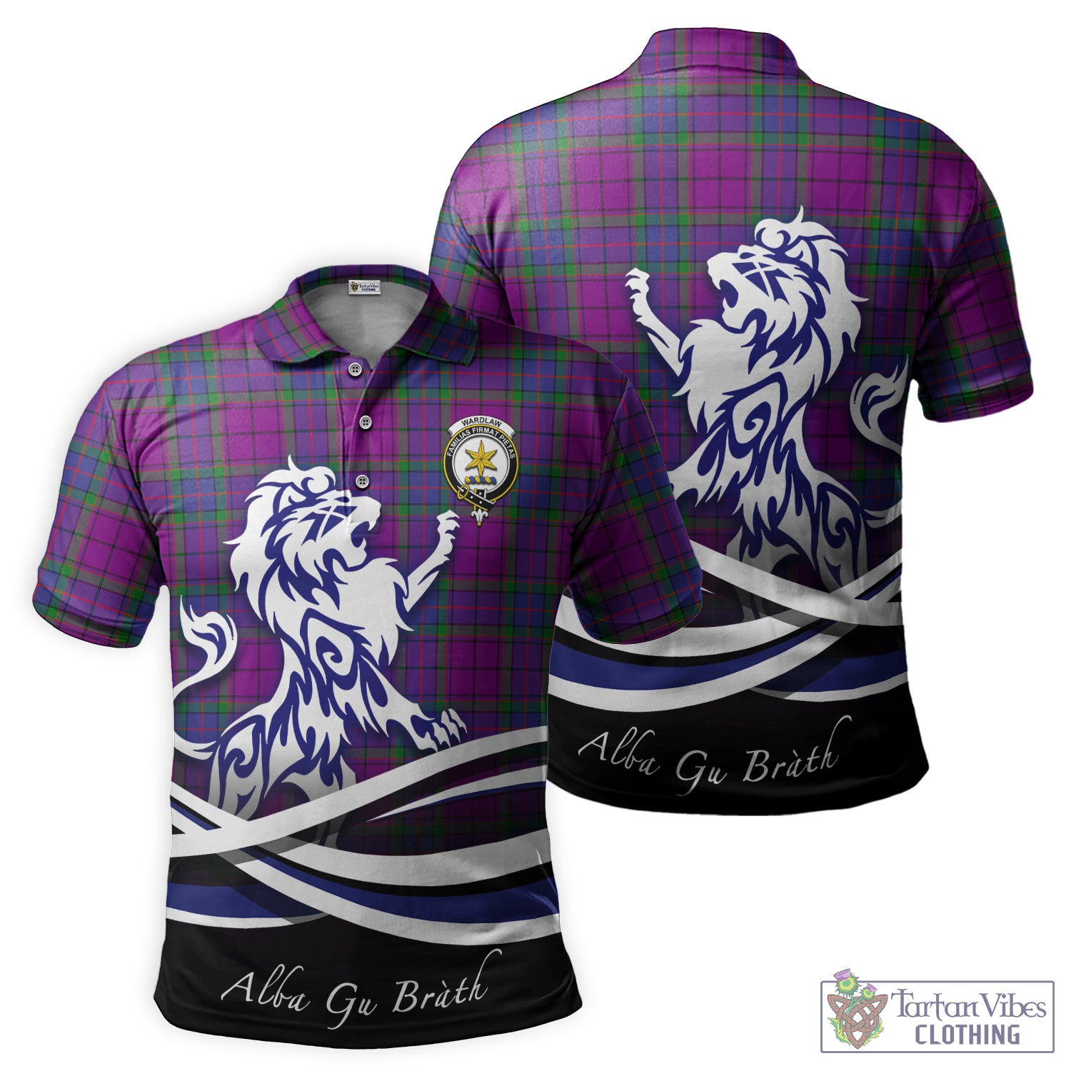 wardlaw-modern-tartan-polo-shirt-with-alba-gu-brath-regal-lion-emblem