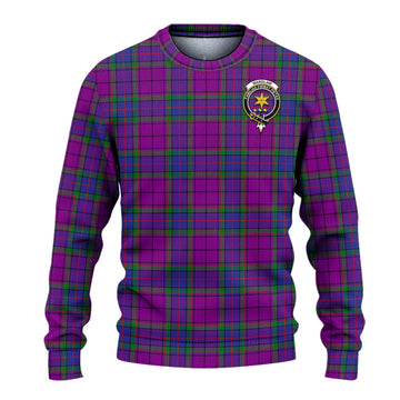 Wardlaw Modern Tartan Ugly Sweater with Family Crest