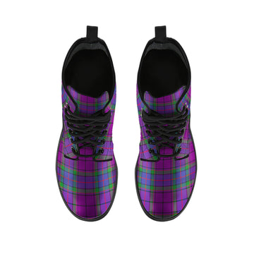 Wardlaw Modern Tartan Leather Boots