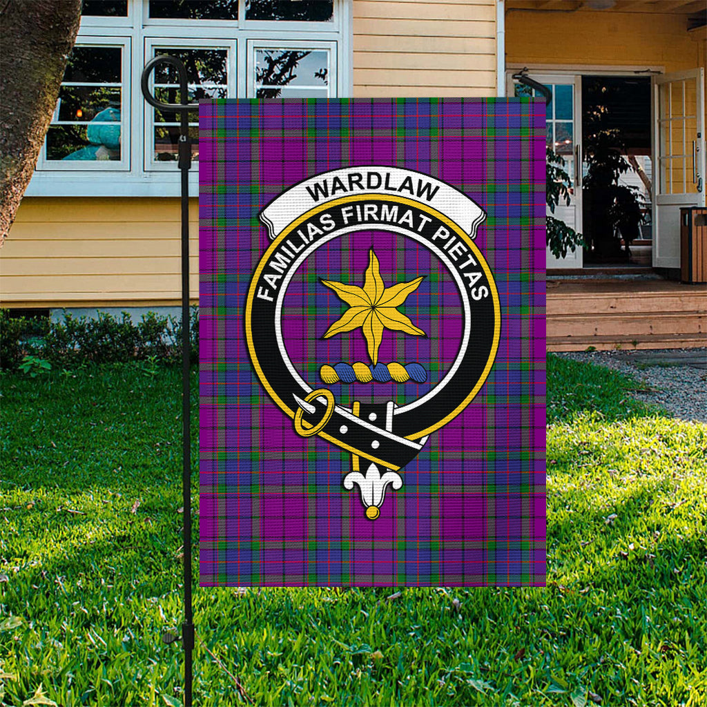 Wardlaw Modern Tartan Flag with Family Crest - Tartan Vibes Clothing